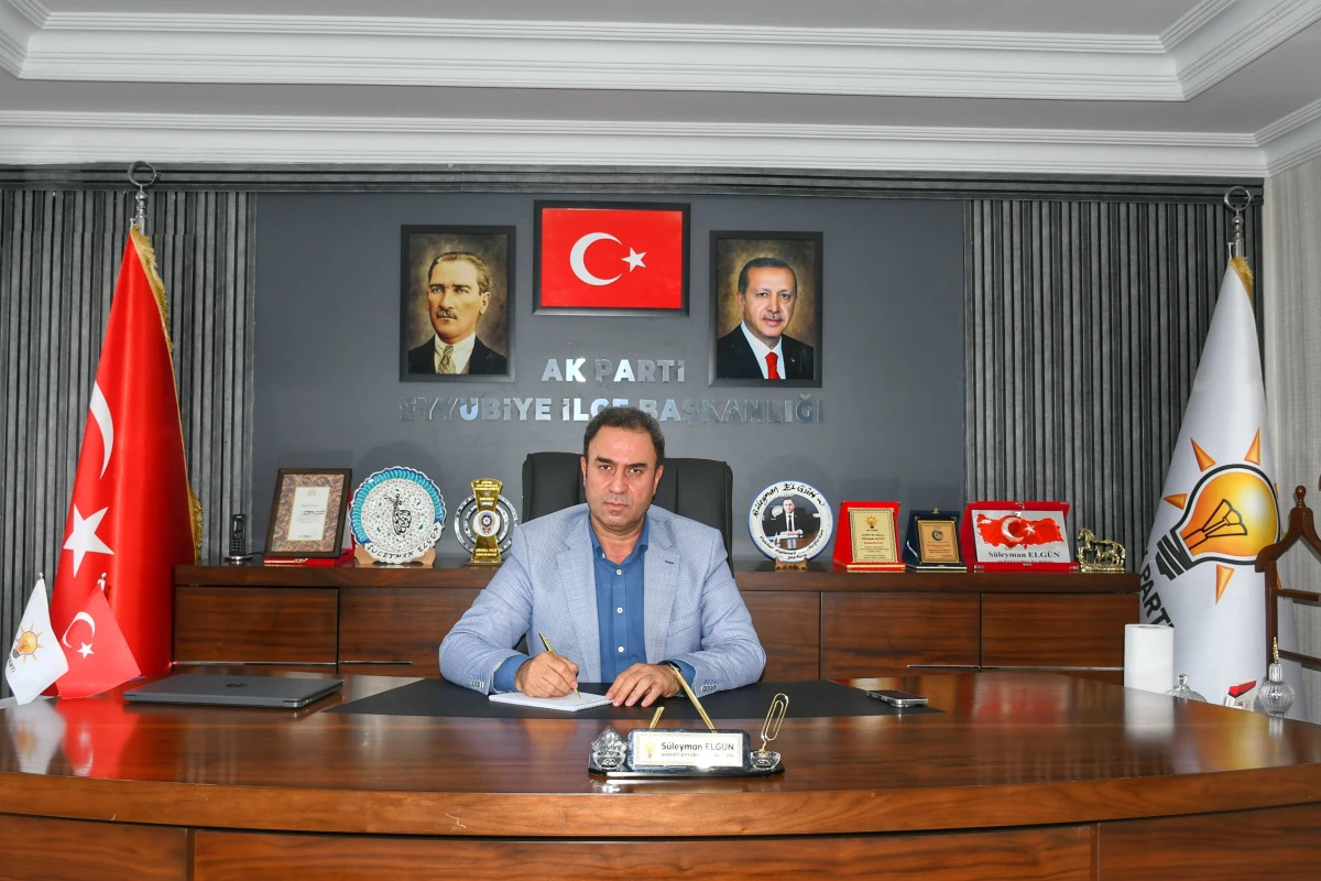 AK PARTİ EYYÜBİYE İLÇE BAŞKANI SÜLEYMAN ELGÜN  15 TEMMUZ  DARBE GİRİŞİMİ İLE İLGİLİ AÇIKLAMASI