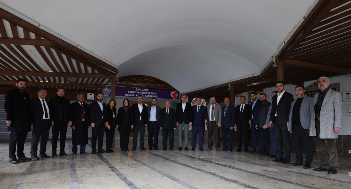 AK PARTİ İL BAŞKANI G&Uuml;NBEGİ'DEN STK'LARA HAYIRLI OLSUN ZİYARETİ 