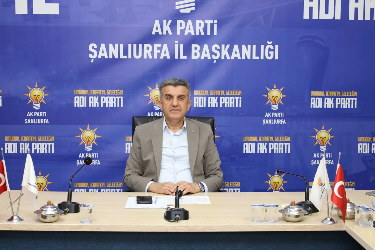 AK Parti Şanlıurfa İl Başkanı Günbegi’den CHP’ye Sert Yanıt: “Şehir Hastanesi İddiaları İftira