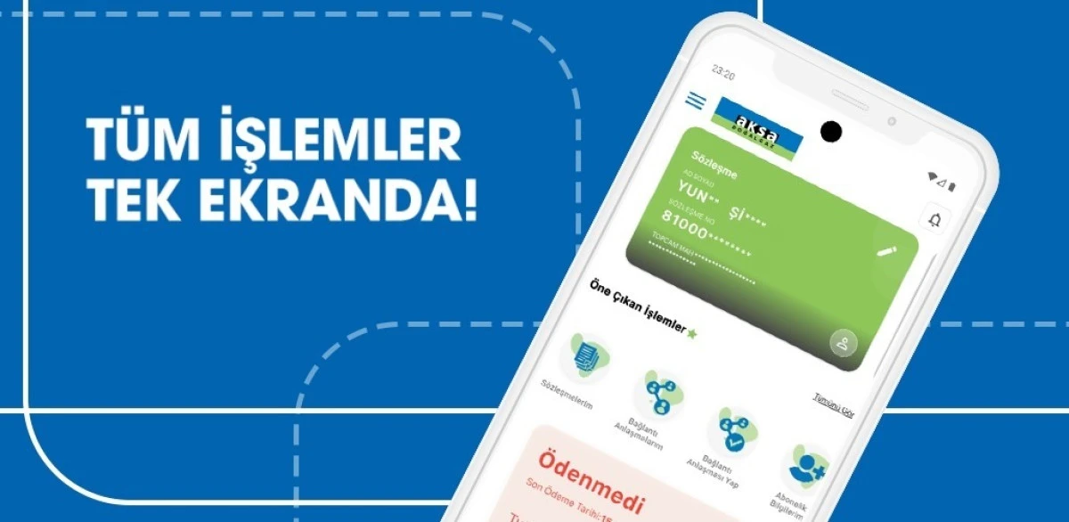 Aksa Doğalgaz Mobil, uygulama mağazalarında yayınlandı: T&uuml;m işlemler tek ekranda