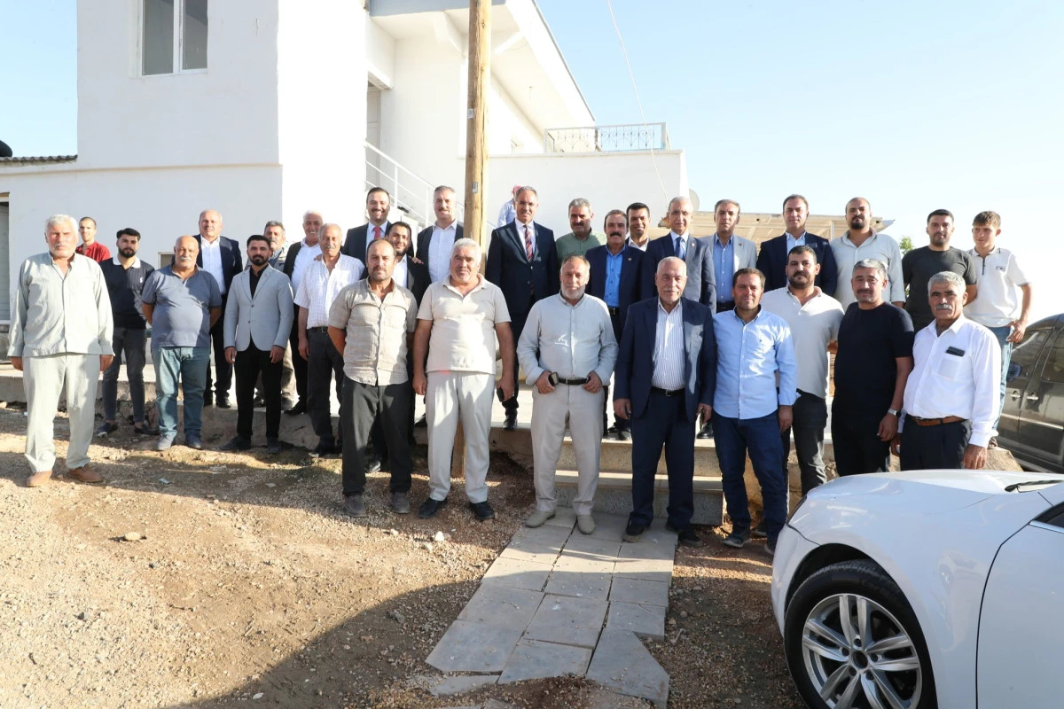 Başkan Kuş ve Milletvekili Dusak Eyyübiye Kırsal Mahallelerinde Halkla Buluştu