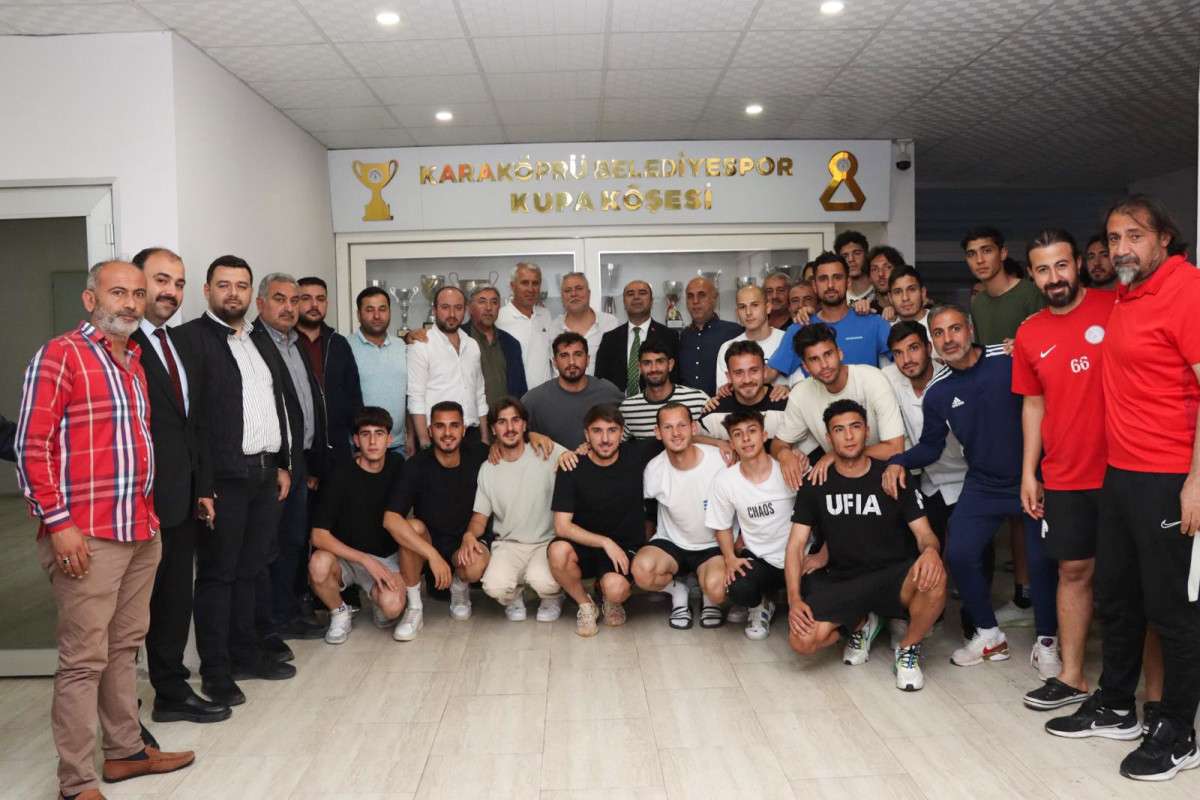 BAŞKAN NİHAT ÇİFTÇİ KARAKÖPRÜ BELEDİYESPOR’U ZİYARET ETTİ