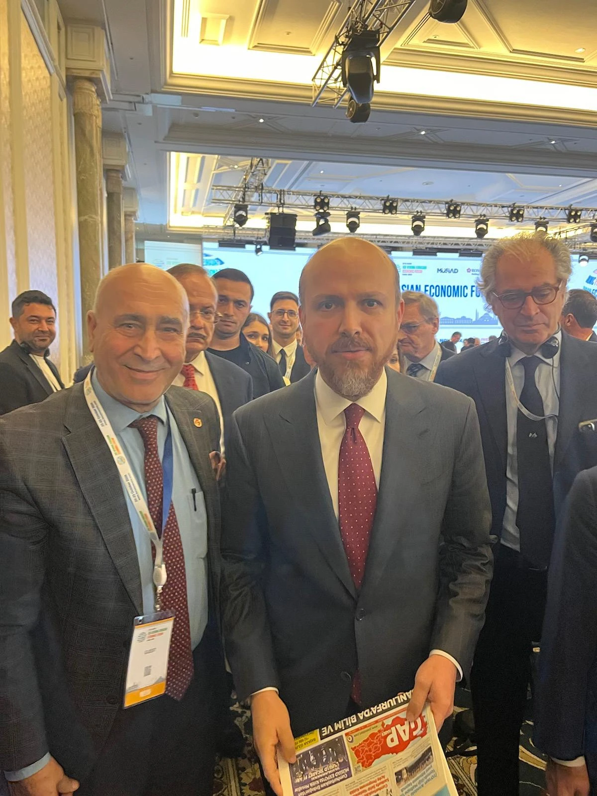 Cebrail Elmas, İslam Ekonomik Forumu&rsquo;nda Bilal Erdoğan ile G&ouml;r&uuml;şt&uuml;