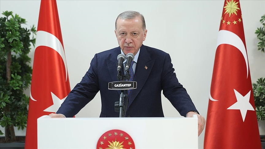 Cumhurbaşkanı Erdoğan: Gaziantep'te 14 bin konutumuzun yapımı hızla sürüyor