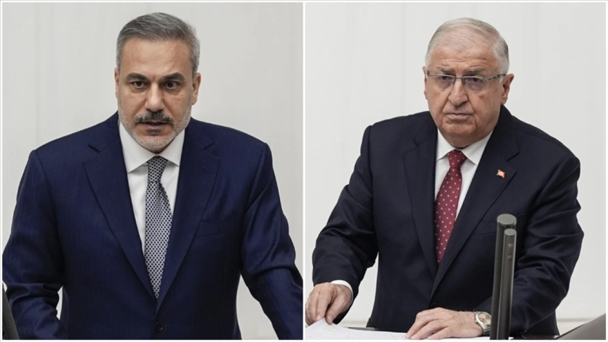 Dışişleri Bakanı Fidan ile Milli Savunma Bakanı G&uuml;ler, TBMM Genel Kurulunu bilgilendirecek