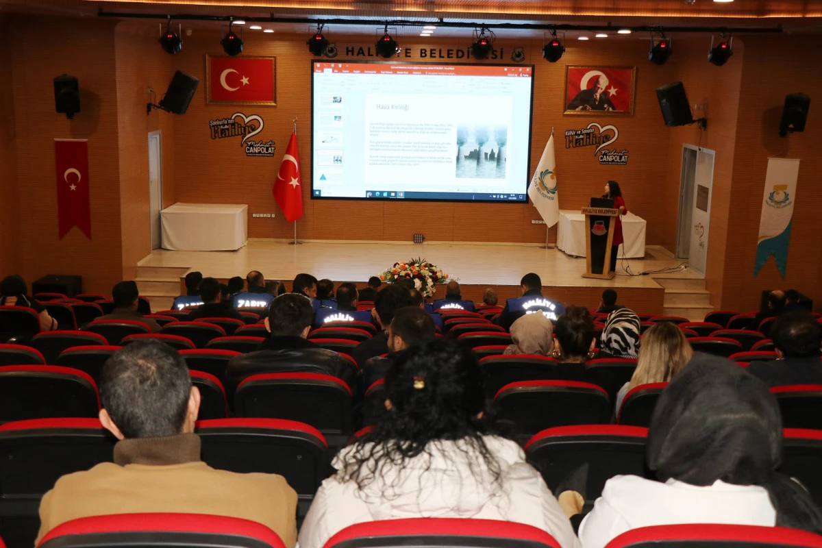 HALİLİYE BELEDİYESİ PERSONELİNE &Ccedil;EVRE SAĞLIĞI EĞİTİMİ