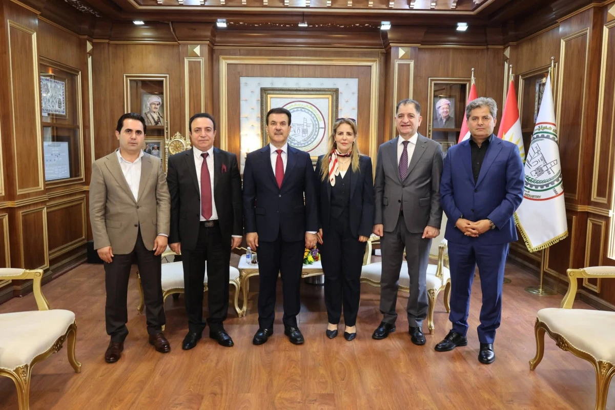 Şeyhanlıoğlu'dan. Erbil Ticaret ve Sanayi Odası Başkanı Gallan Hc. Saet&rsquo;i Ziyaret