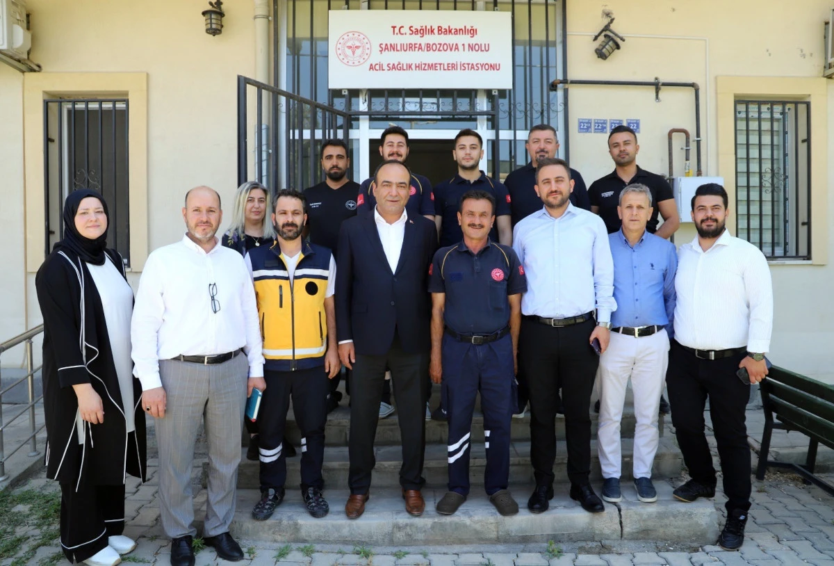 İl Sağlık Müdürü Dr. Erhan Berk’ten Bozova’ya Ziyaret