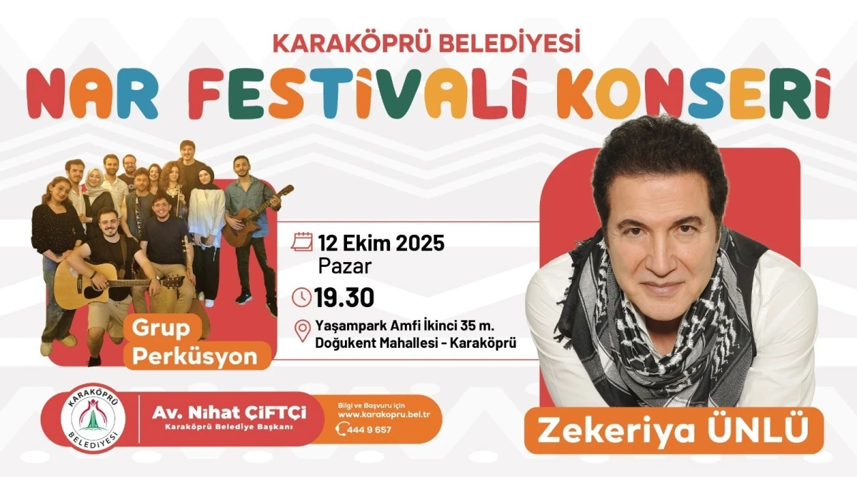 KARAKÖPRÜ’DE NAR FESTİVALİ COŞKUSU BAŞLIYOR