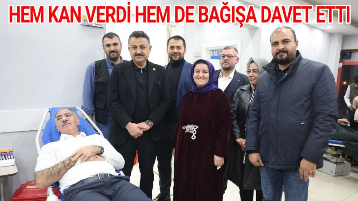 Kızılay'a kan bağışında bulundular