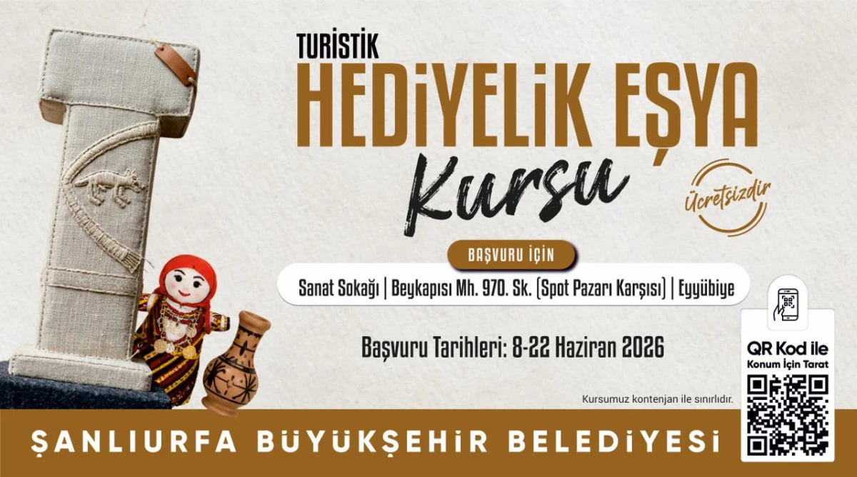 ŞANLIURFA B&Uuml;Y&Uuml;KŞEHİR BELEDİYESİ K&Uuml;LT&Uuml;R KURSLARI İ&Ccedil;İN BAŞVURULAR BAŞLADI