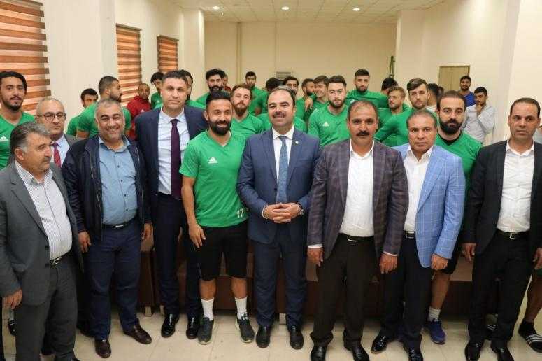 BAŞKAN ÇİFTÇİ’DEN ŞANLIURFASPOR’A DESTEK ZİYARETİ