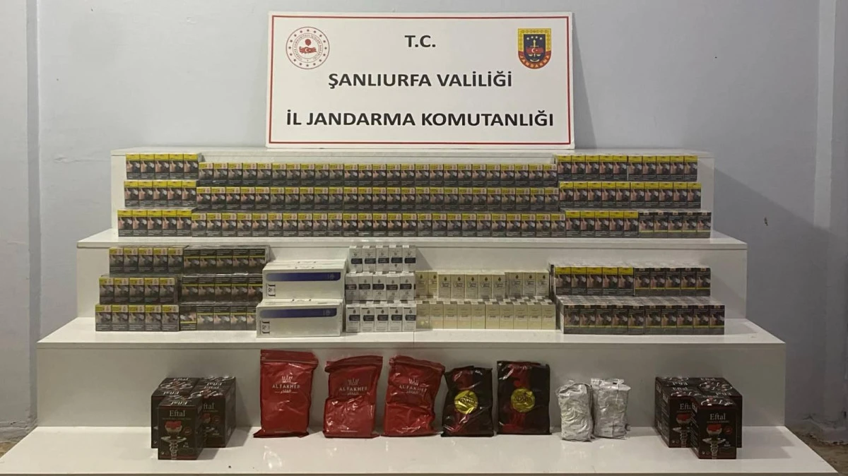 Şanlıurfa&rsquo;da Ka&ccedil;ak Sigara Operasyonu: 20 Bin Paket Ele Ge&ccedil;irildi