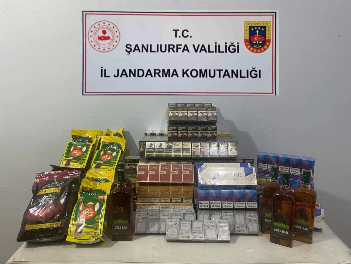 Şanlıurfa’da Kaçak Tütün ve Alkol Operasyonu: Binlerce Paket Sigara Ele Geçirildi
