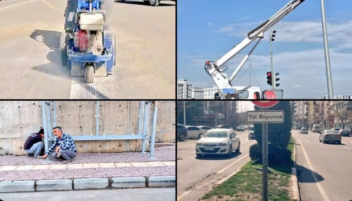 Şanlıurfa&rsquo;da Trafik G&uuml;venliği İ&ccedil;in Yoğun Mesai: Ulaşım Dairesi&rsquo;nden Kapsamlı Saha &Ccedil;alışması