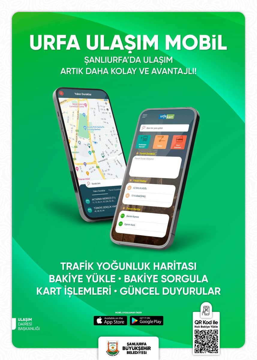 ŞANLIURFA’DA ULAŞIM ARTIK DAHA KOLAY VE AVANTAJLI!