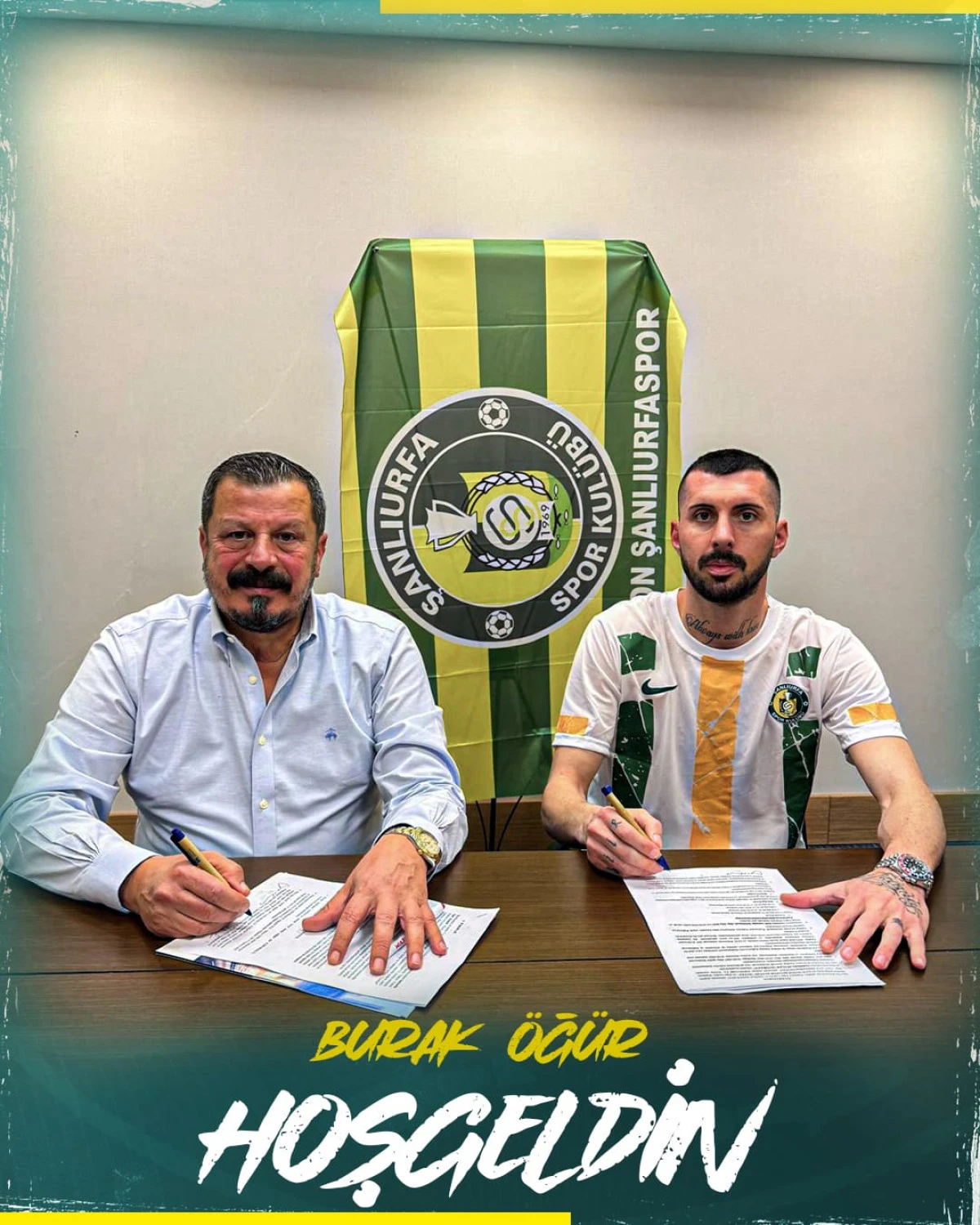 Şanlıurfaspor, Burak Öğür ile 1 Yıllık Sözleşme İmzaladı