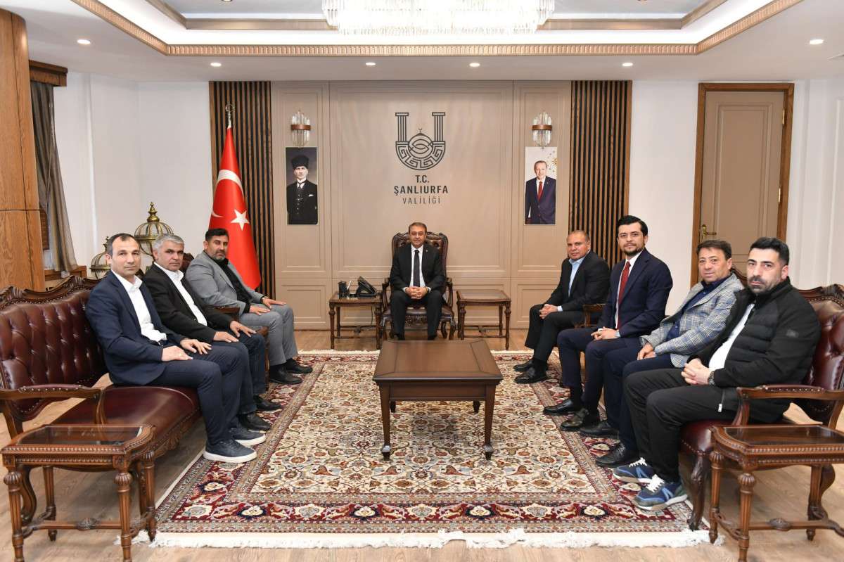 ŞANLIURFASPOR YÖNETİMİNDEN VALİ ŞILDAK’A ZİYARET