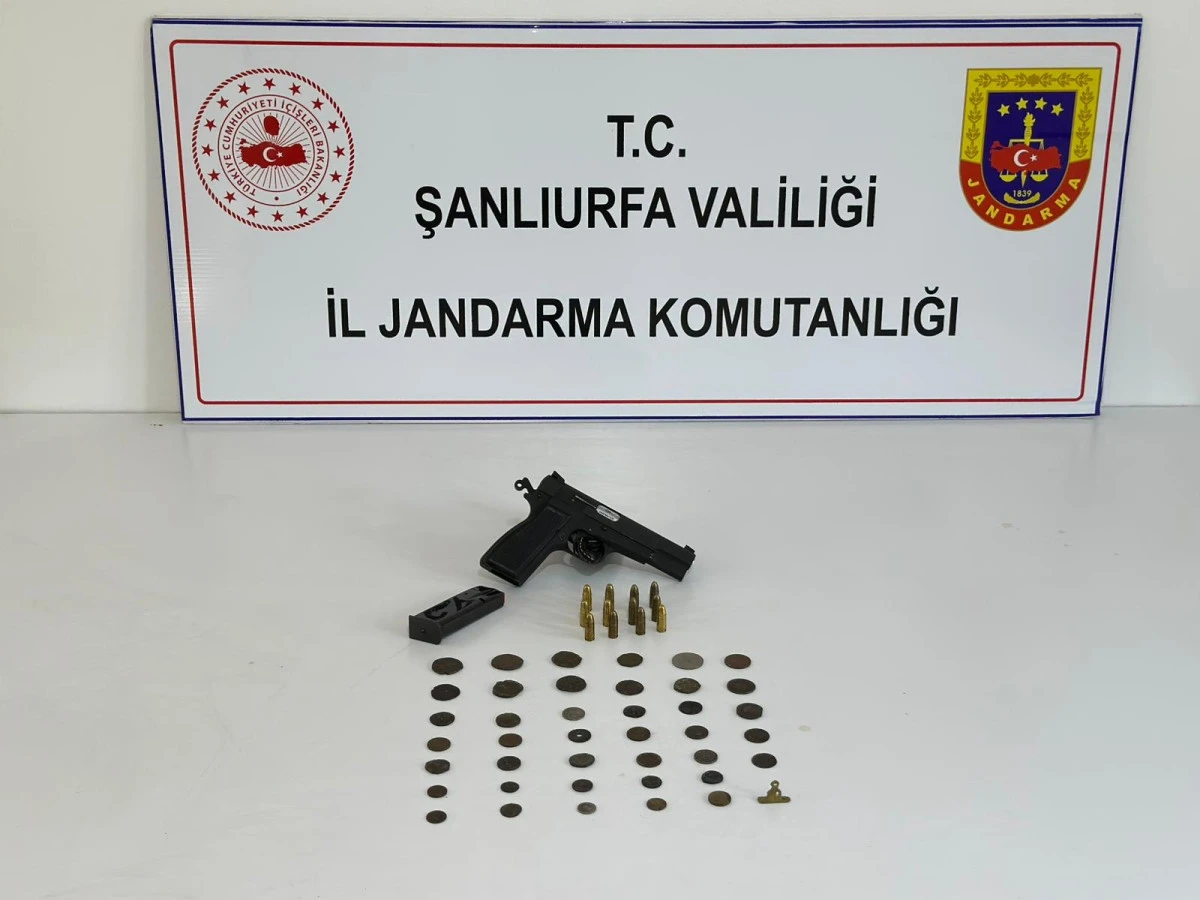 Siverek’te Tarihi Eser ve Silah Operasyonu