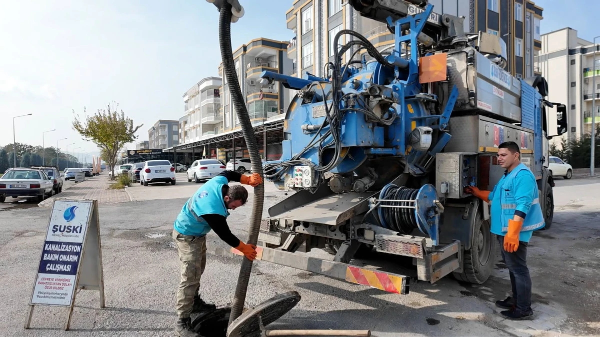 ŞUSKİ, BAKIM VE ONARIM &Ccedil;ALIŞMALARINI ARALIKSIZ S&Uuml;RD&Uuml;R&Uuml;YOR