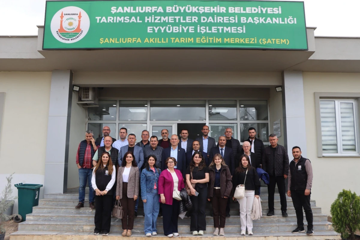 TBB HEYETİ, ŞANLIURFA B&Uuml;Y&Uuml;KŞEHİR BELEDİYESİ&rsquo;NİN TARIMSAL &Uuml;RETİMİNİ İNCELEDİ
