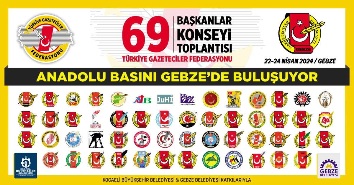 TGF 69. BAŞKANLAR KONSEYİ GEBZE’DE TOPLANIYOR