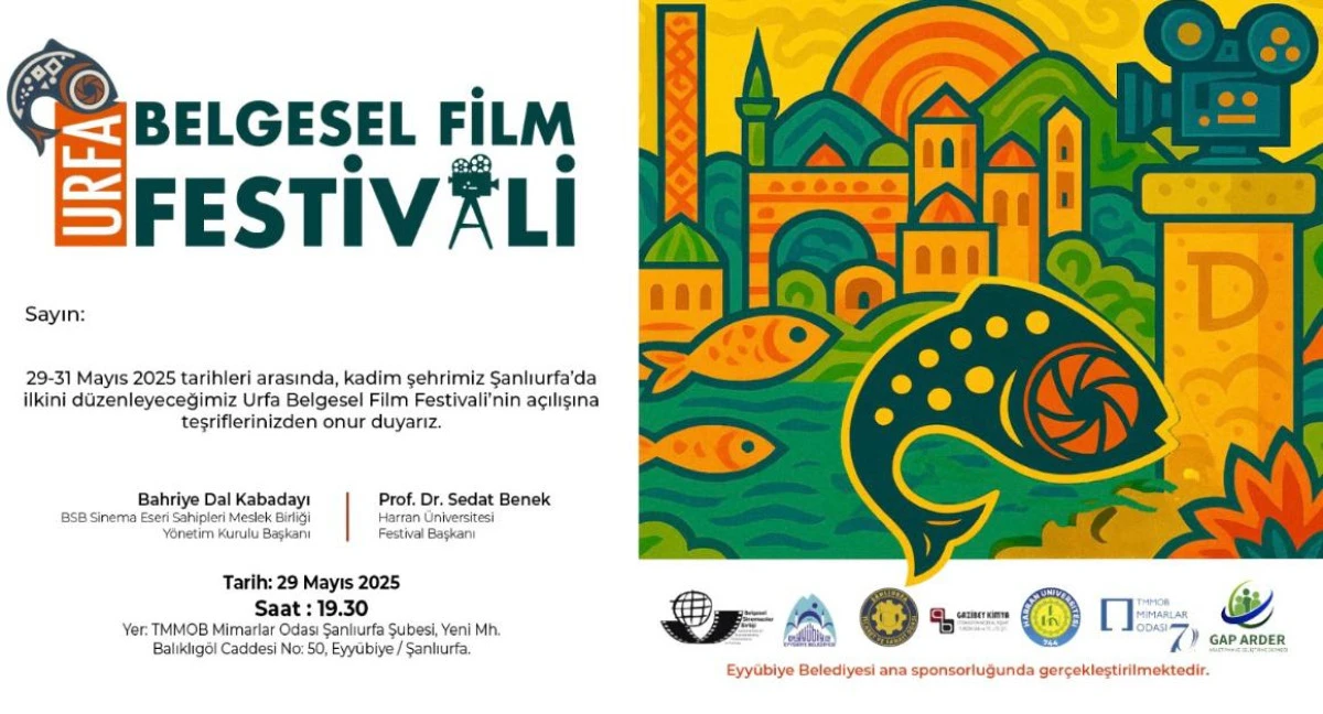 ‘URFA BELGESEL FİLM FESTİVALİ’ BAŞLIYOR!