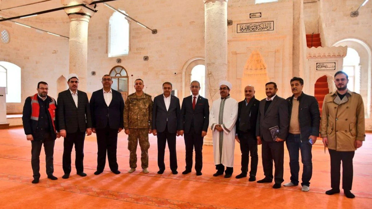 Urfa'daki o tarihi cami yeniden ibadete a&ccedil;ıldı