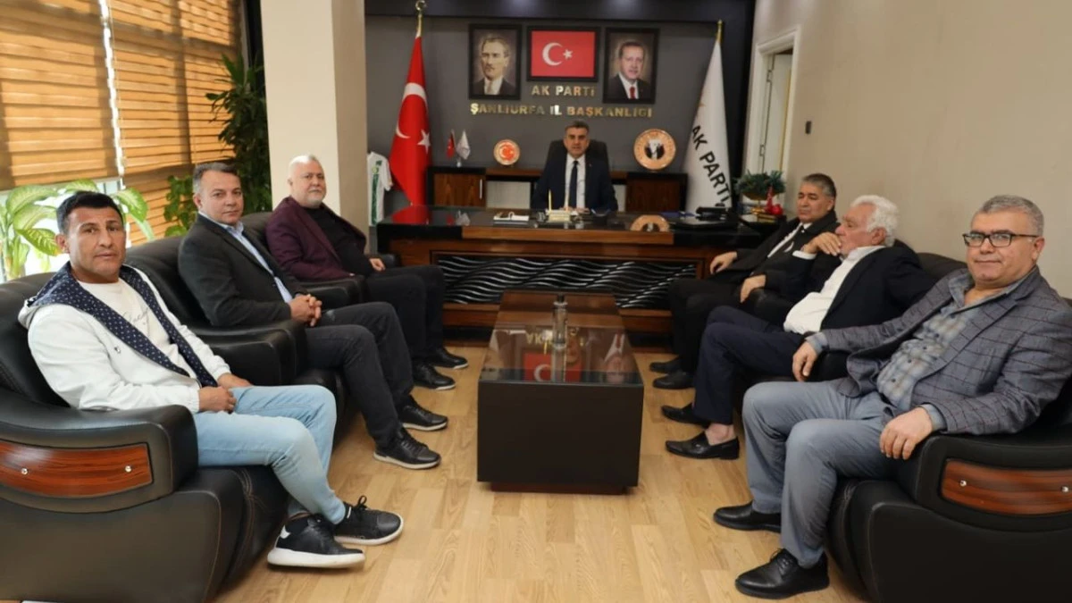 Urfaspor'dan Başkan G&uuml;nbegi'ye ziyaret