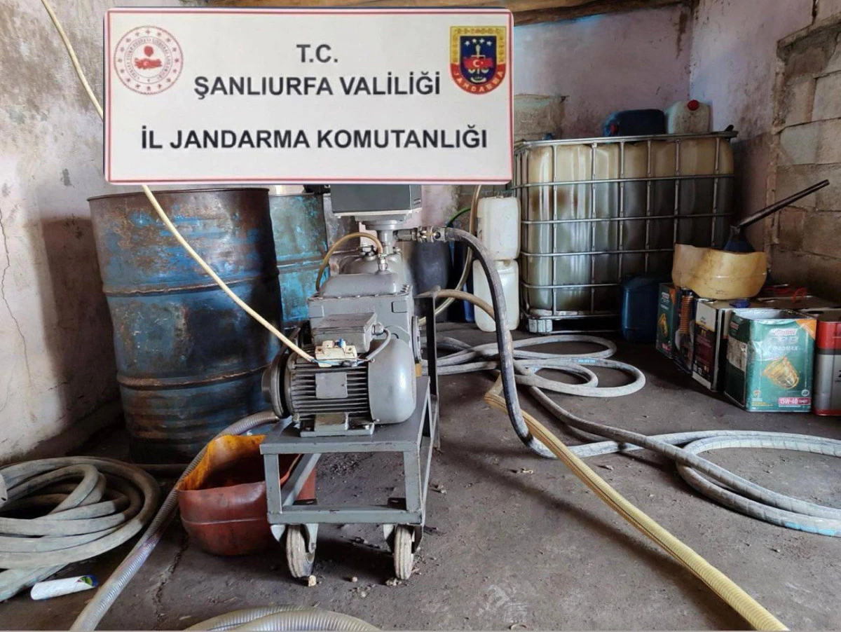 Viranşehir&rsquo;de Ka&ccedil;ak Akaryakıt Operasyonu