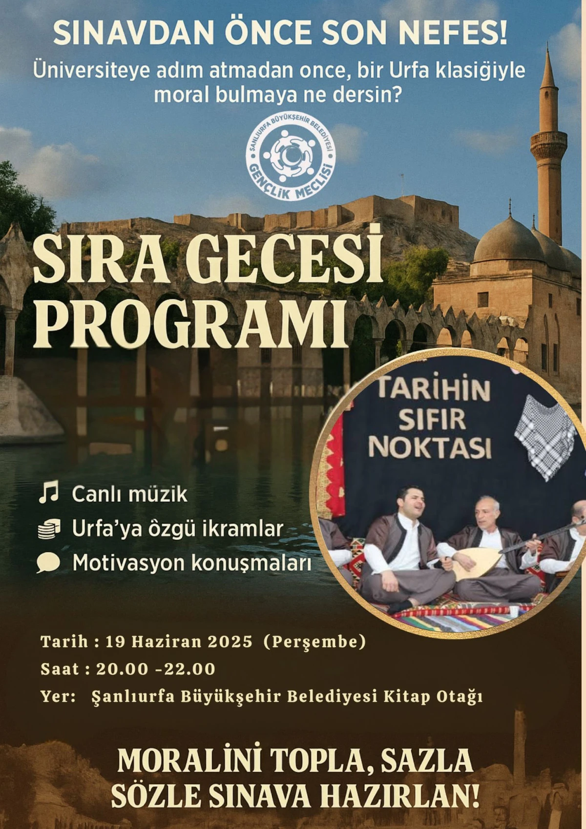 YKS ÖNCESİ GENÇLERE MORAL VE MOTİVASYON GECESİ